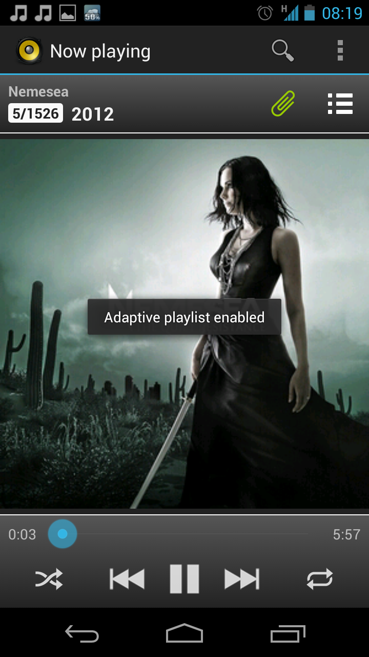 Adaptive Playlist Mode