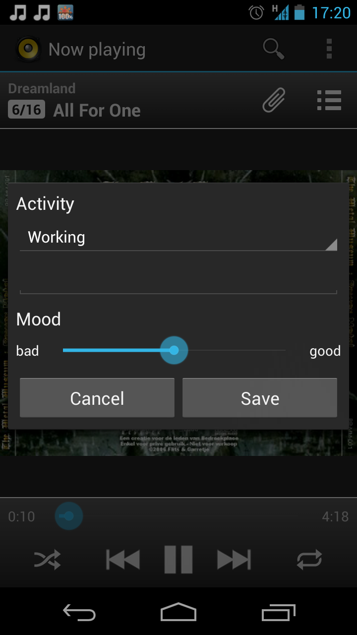 User Feedback on Activity and Mood